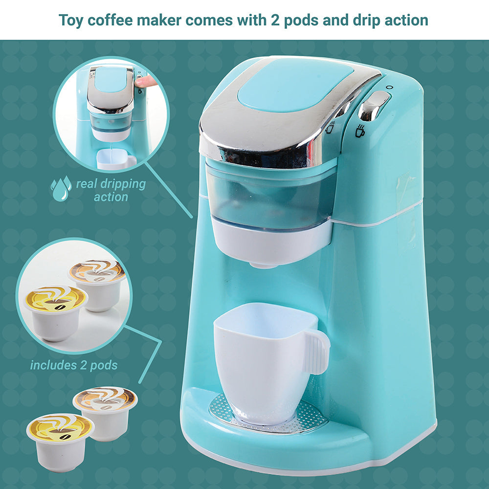 My Coffee Machine | Realistic Toy Cooking Accessory with Dripping Sound